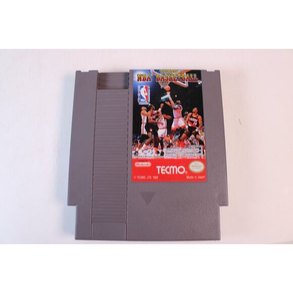 Tecmo NBA Basketball (Nintendo NES, 1992) Authentic, Cartridge Only - Picture 6 of 8